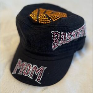 Basketball Mom bling  Cap